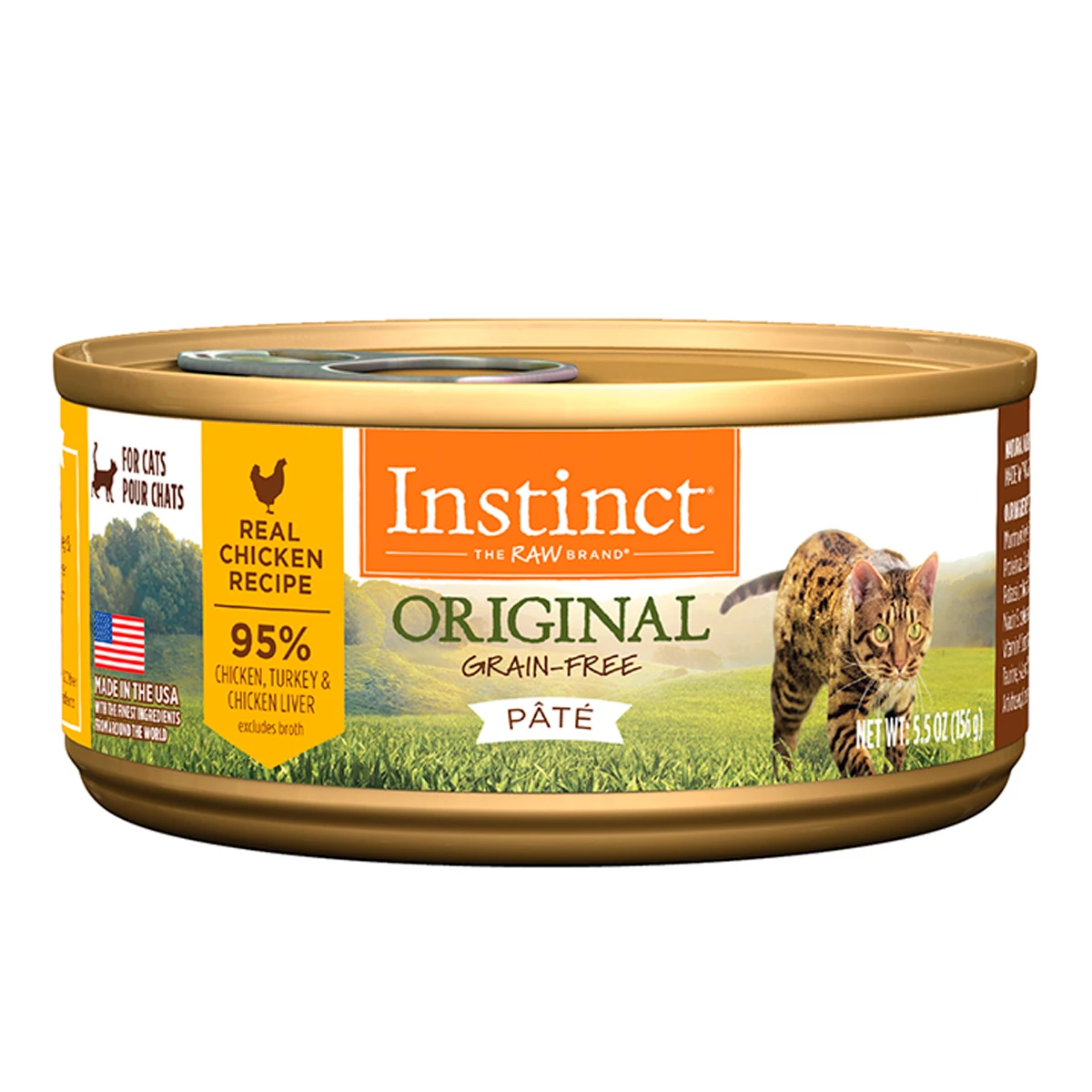 Instinct Original Alimento Húmedo Para Gato Todas Las Edades Receta Pollo, 156 G 1 Instinct Original Alimento Húmedo Para Gato Todas Las Edades Receta Pollo, 156 G