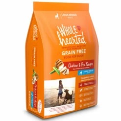 WholeHearted Libre De Granos Alimento Natural Para Perro Adulto Raza Grande Receta Pollo Y Chícharo, 18 Kg -Tropiclean Shop medias 419