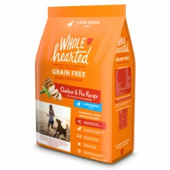 WholeHearted Libre De Granos Alimento Natural Para Perro Adulto Raza Grande Receta Pollo Y Chícharo, 18 Kg -Tropiclean Shop medias 420