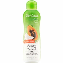 Tropiclean Shampoo Y Acondicionador Con Aroma De Papaya Para Perro Y Gato