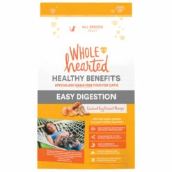 WholeHearted Healthy Benefits Alimento Natural Para Gato Adulto Fácil Digestión Receta Pollo Y Huevo, 1.1 Kg