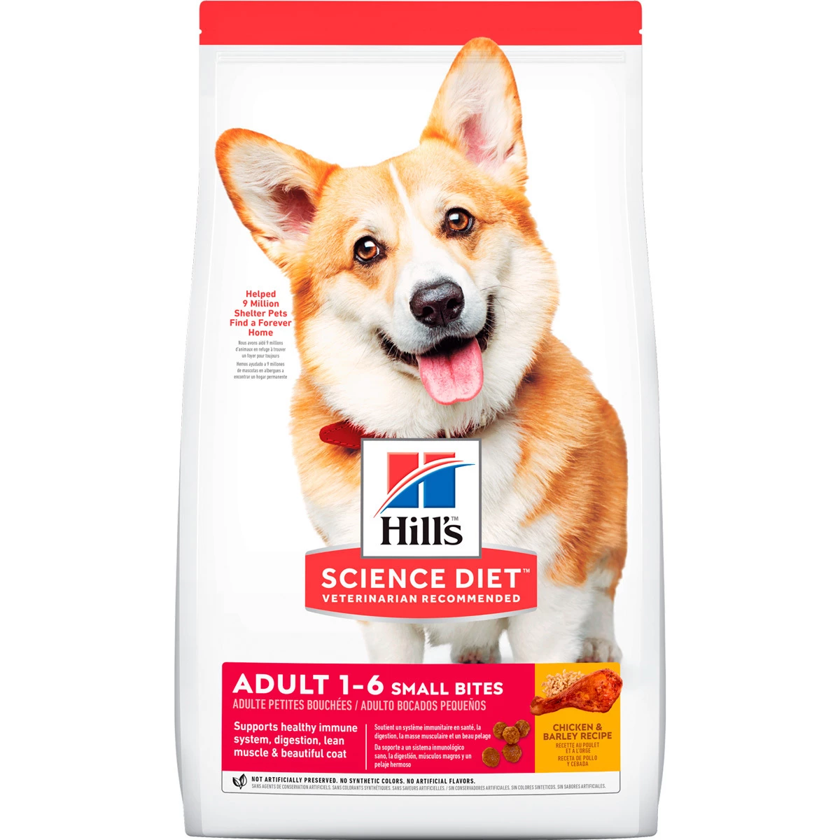 Hill's Science Diet Small Bites Alimento Seco Para Perro Adulto Raza Mediana Receta Pollo Y Cebada, 6.8 Kg 1 Hill's Science Diet Small Bites Alimento Seco Para Perro Adulto Raza Mediana Receta Pollo Y Cebada, 6.8 Kg