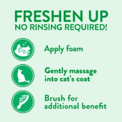 Tropiclean Shampoo En Seco De Limpieza Profunda Con Aroma A Frutos Rojos Para Gato, 220 Ml -Tropiclean Shop medias 485