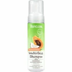 Tropiclean Shampoo En Seco Con Aroma A Papaya Y Coco Para Perro Y Gato
