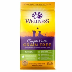 Wellness Complete Health Alimento Natural Para Gatito Receta De Pollo Deshuesado, 2.26 Kg