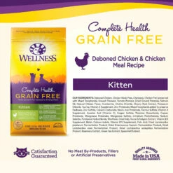 Wellness Complete Health Alimento Natural Para Gatito Receta De Pollo Deshuesado, 2.26 Kg -Tropiclean Shop medias 538