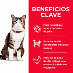 Hill's Science Diet Alimento Seco Para Gato Adulto Control Bolas De Pelo Receta Pollo, 7 Kg -Tropiclean Shop medias 563