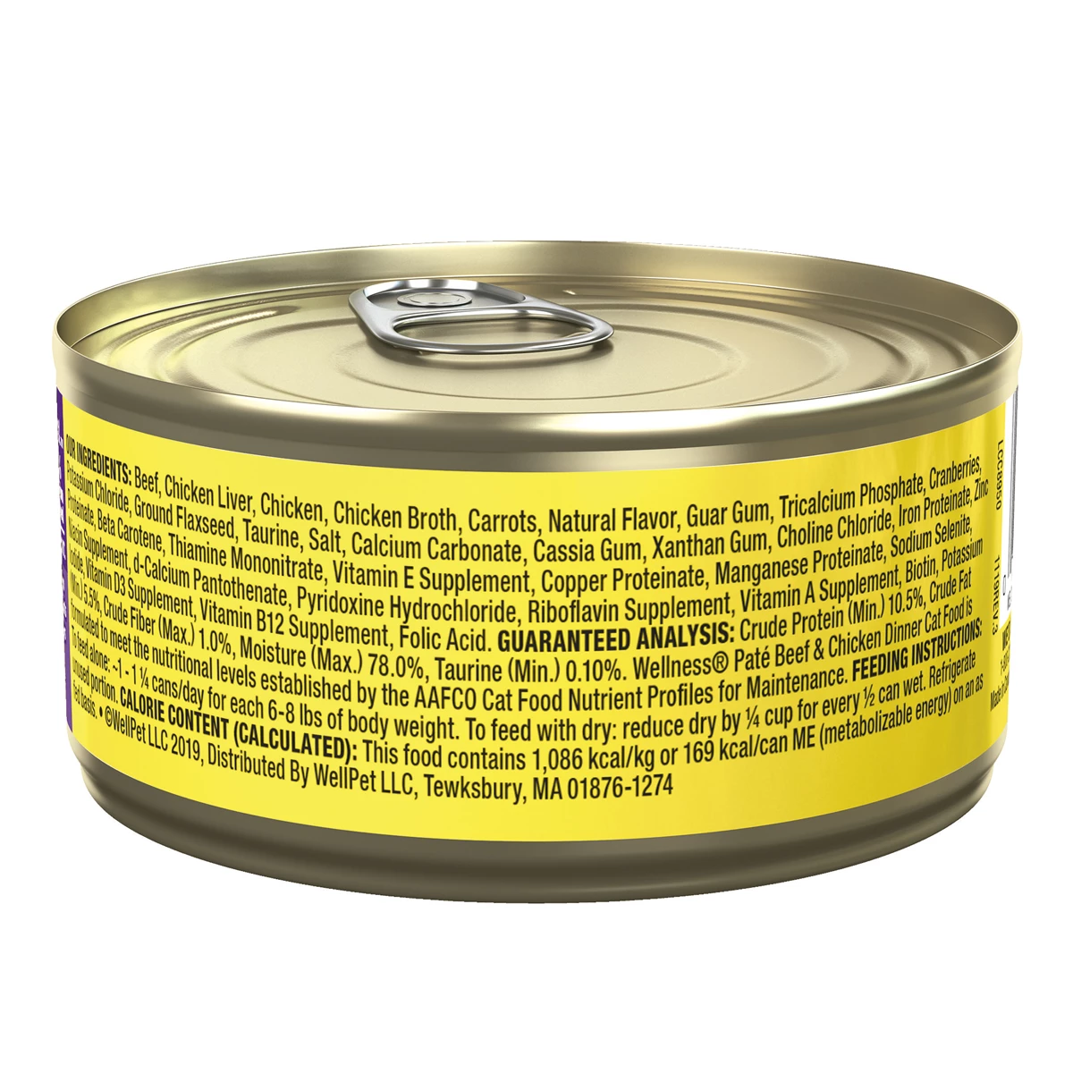 Wellness Complete Health Alimento Natural Para Gato Receta Paté De Res/Pollo, 156 G 2 Wellness Complete Health Alimento Natural Para Gato Receta Paté De Res/Pollo, 156 G - Image 2