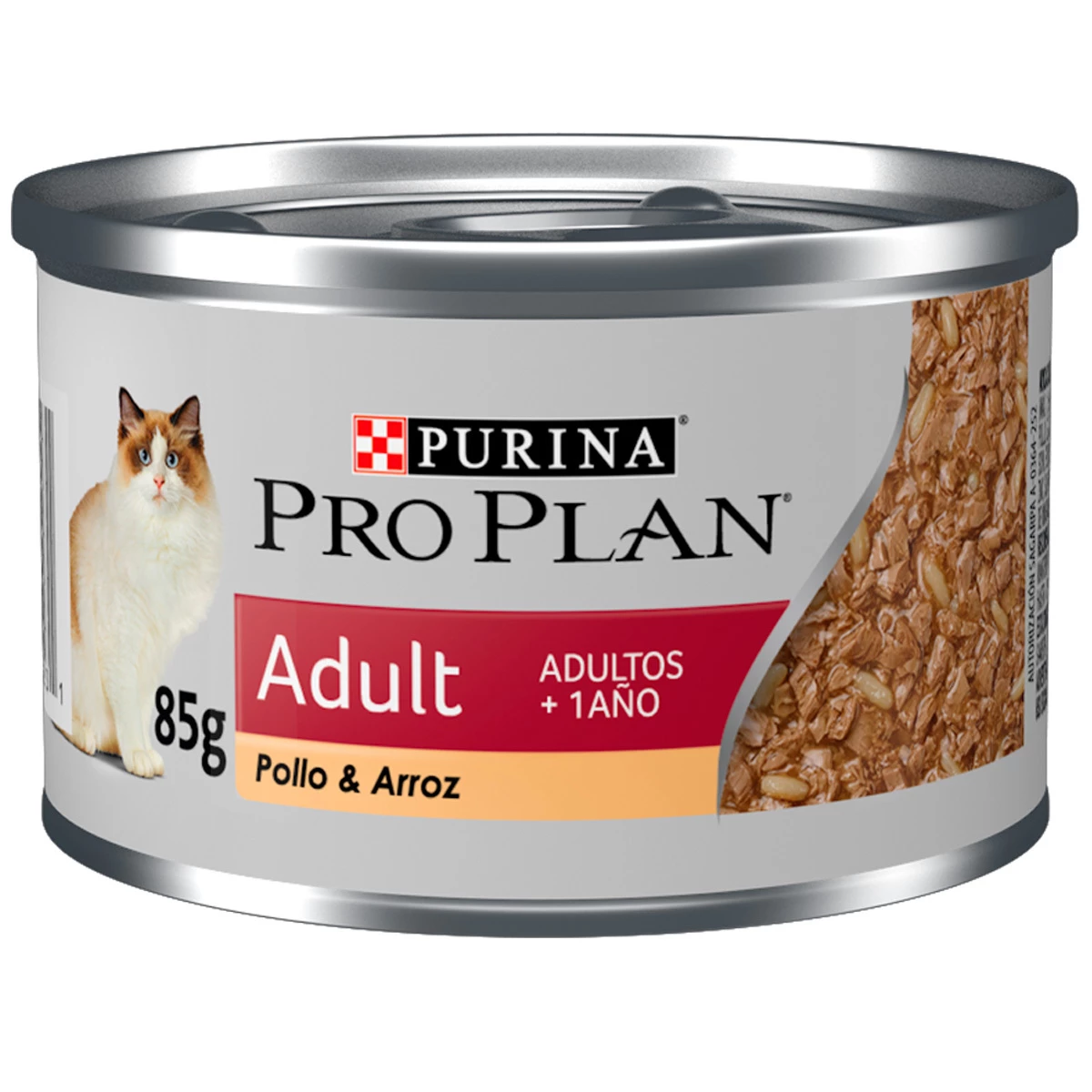 Pro Plan Alimento Húmedo Para Gato Adulto Receta Pollo Y Arroz, 85 G 1 Pro Plan Alimento Húmedo Para Gato Adulto Receta Pollo Y Arroz, 85 G
