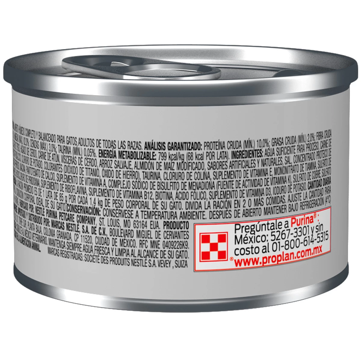 Pro Plan Alimento Húmedo Para Gato Adulto Receta Pollo Y Arroz, 85 G 2 Pro Plan Alimento Húmedo Para Gato Adulto Receta Pollo Y Arroz, 85 G - Image 2