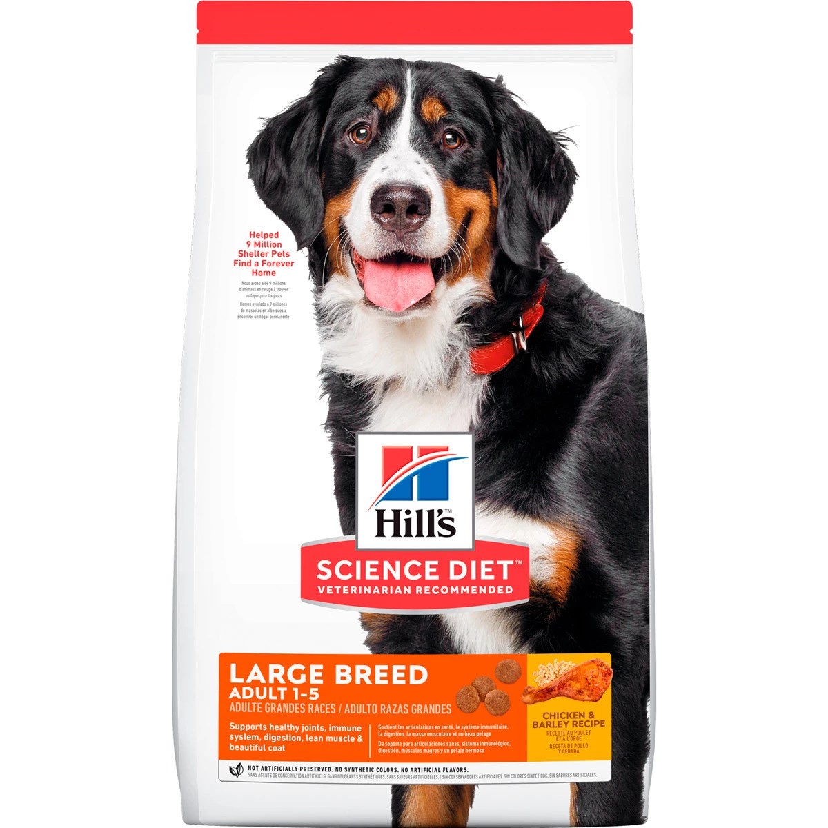 Hill's Science Diet Alimento Seco Para Perro Adulto Raza Grande/ Gigante Receta Pollo Y Cebada, 15.9 Kg 1 Hill's Science Diet Alimento Seco Para Perro Adulto Raza Grande/ Gigante Receta Pollo Y Cebada, 15.9 Kg