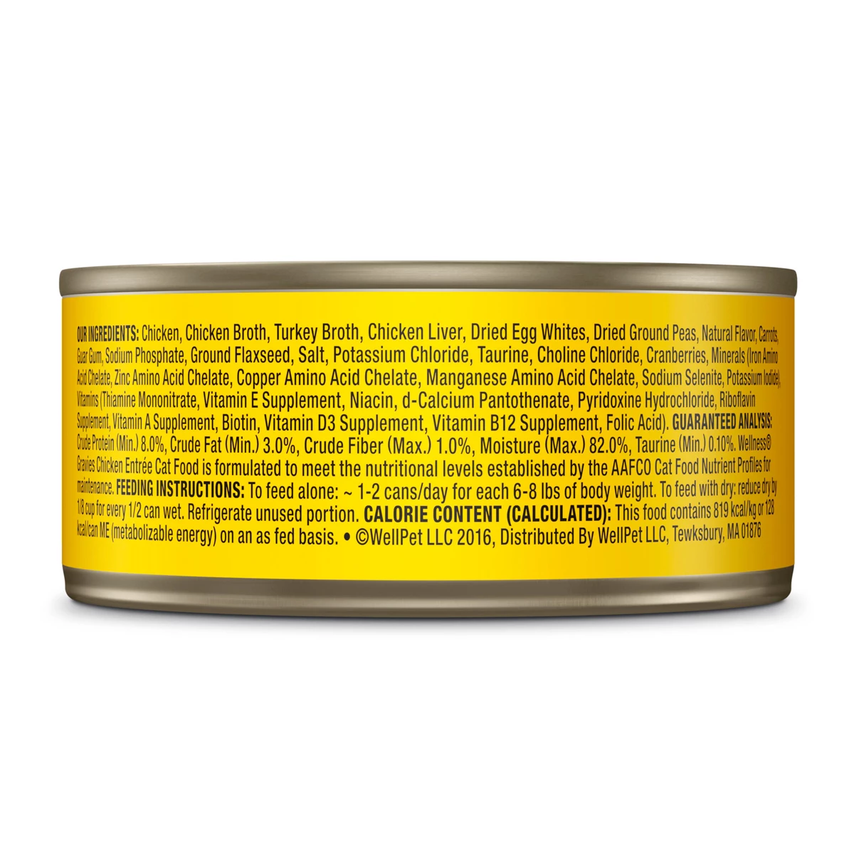 Wellness Complete Health Alimento Natural Para Gato Receta Trozos De Pollo En Gravy, 156 G 2 Wellness Complete Health Alimento Natural Para Gato Receta Trozos De Pollo En Gravy, 156 G - Image 2