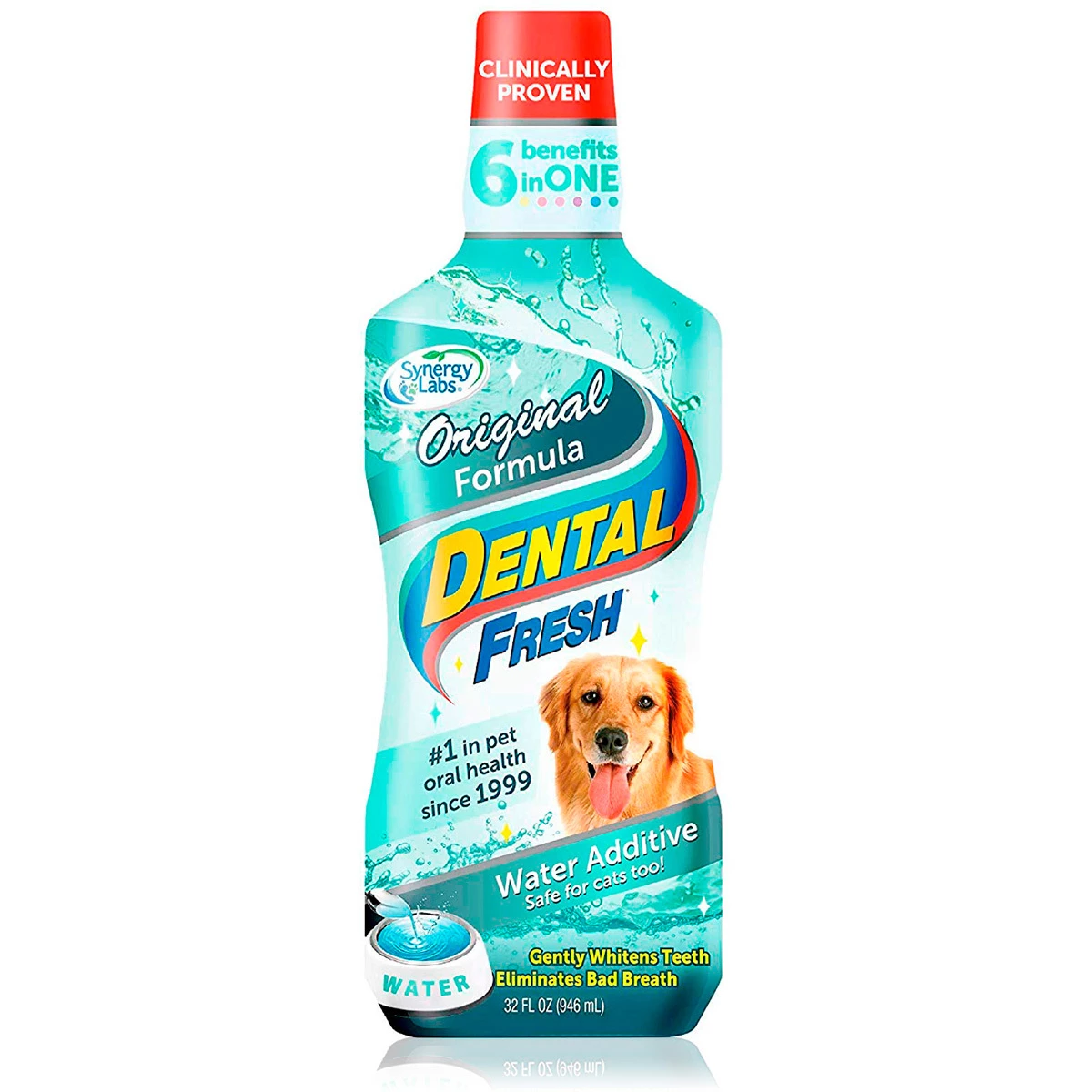 Synergy Labs Inc Dental Fresh Enjuague Bucal Para Perro Y Gato, 946 Ml 1 Synergy Labs Inc Dental Fresh Enjuague Bucal Para Perro Y Gato, 946 Ml