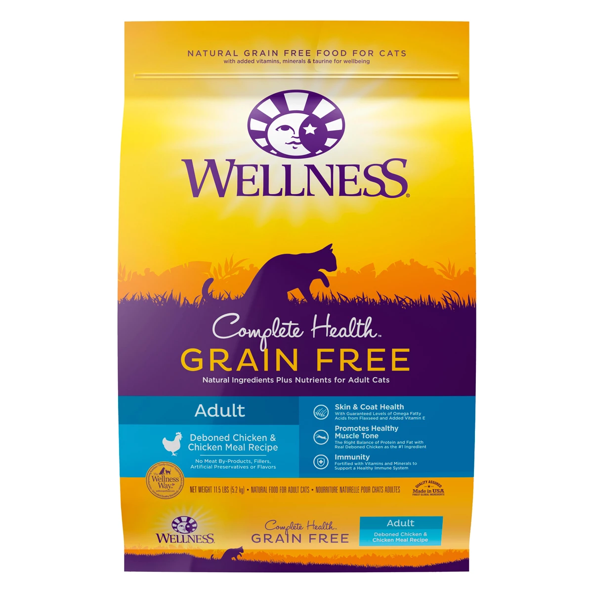 Wellness Complete Health Libre De Granos Alimento Natural Para Gato Receta De Pollo Deshuesado, 5.2 Kg 1 Wellness Complete Health Libre De Granos Alimento Natural Para Gato Receta De Pollo Deshuesado, 5.2 Kg