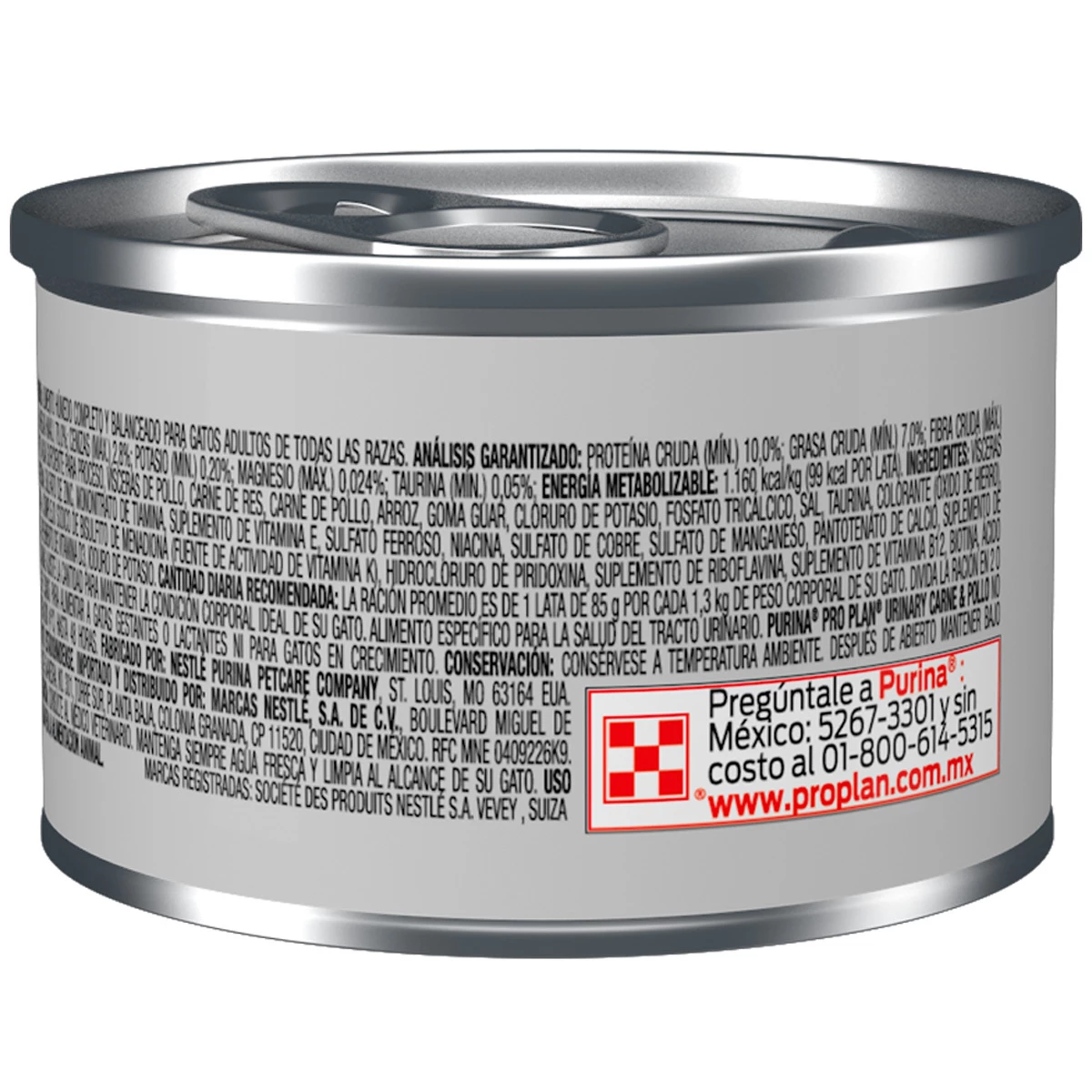 Pro Plan Urinary Alimento Húmedo Para Gato Adulto Receta Carne Y Pollo, 85 G 2 Pro Plan Urinary Alimento Húmedo Para Gato Adulto Receta Carne Y Pollo, 85 G - Image 2