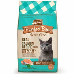 Merrick Purrfect Bistro Alimento Natural Sin Granos Para Gato Adulto Receta Salmón, 5.4 Kg