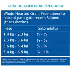 WholeHearted Libre De Granos Alimento Natural Para Gato Todas Las Edades Receta Salmón, 5.4 Kg -Tropiclean Shop medias 738