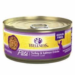 Wellness Complete Health Alimento Natural Para Gato Receta Paté De Pavo/Salmón, 156 G