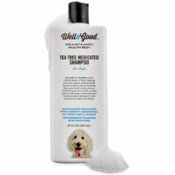 Well & Good Shampoo Medicado De Árbol Del Té Para Perro -Tropiclean Shop medias 76