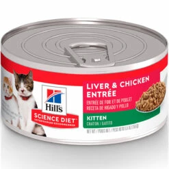 Hill's Science Diet Alimento Húmedo Para Gatito Receta Hígado Y Pollo, 156 G