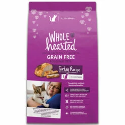 WholeHearted Libre De Granos Alimento Natural Para Gato Todas Las Edades Receta Pavo, 2.2 Kg