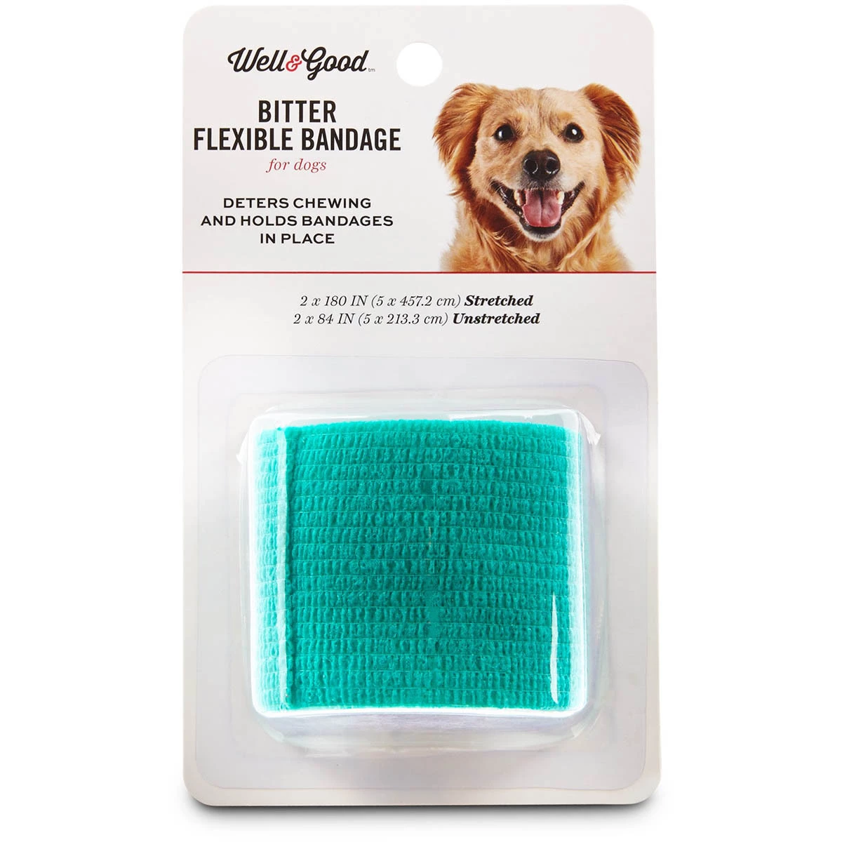 Well & Good Venda Amarga Flexible Autoadhesiva Para Perro Y Gato, 5 Cm 1 Well & Good Venda Amarga Flexible Autoadhesiva Para Perro Y Gato, 5 Cm