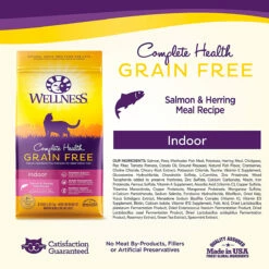 Wellness Complete Health Alimento Natural Para Gato De Interior Receta De Salmón/Arenque, 5.2 Kg -Tropiclean Shop medias 844