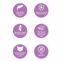 Wellness Complete Health Alimento Natural Para Gato De Interior Receta De Salmón/Arenque, 5.2 Kg -Tropiclean Shop medias 845