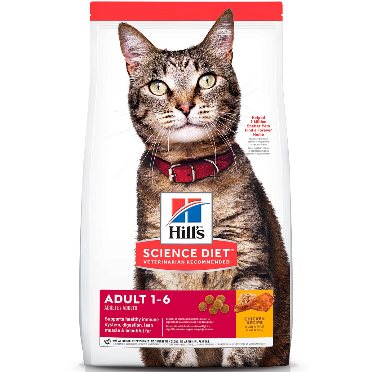 Hill's Science Diet Alimento Seco Para Gato Adulto Receta Pollo, 7.3 Kg 1 Hill's Science Diet Alimento Seco Para Gato Adulto Receta Pollo, 7.3 Kg
