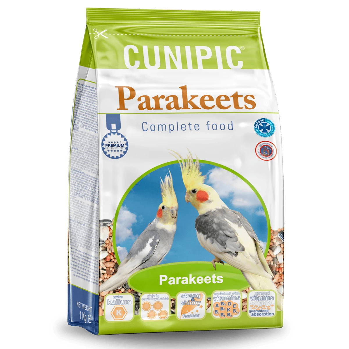 Cunipic Alimento Para Ninfas, 1 Kg 1 Cunipic Alimento Para Ninfas, 1 Kg