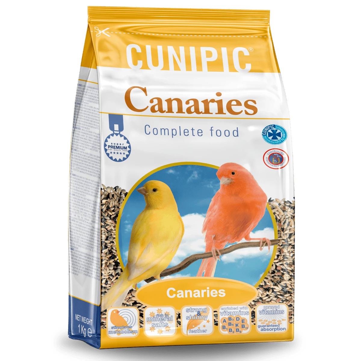 Cunipic Alimento Para Canarios, 1 Kg 1 Cunipic Alimento Para Canarios, 1 Kg