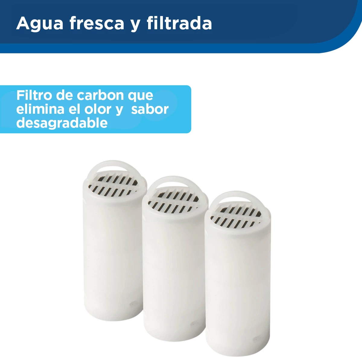 Petsafe Drinkwell Filtros De Repuesto De Carbón Activo Para Fuentes Modelo 360, 3 Piezas 3 Petsafe Drinkwell Filtros De Repuesto De Carbón Activo Para Fuentes Modelo 360, 3 Piezas - Image 3