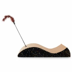 EveryYay Rascador Curvo De Cartón Varios Diseños Con Juguete Para Gato