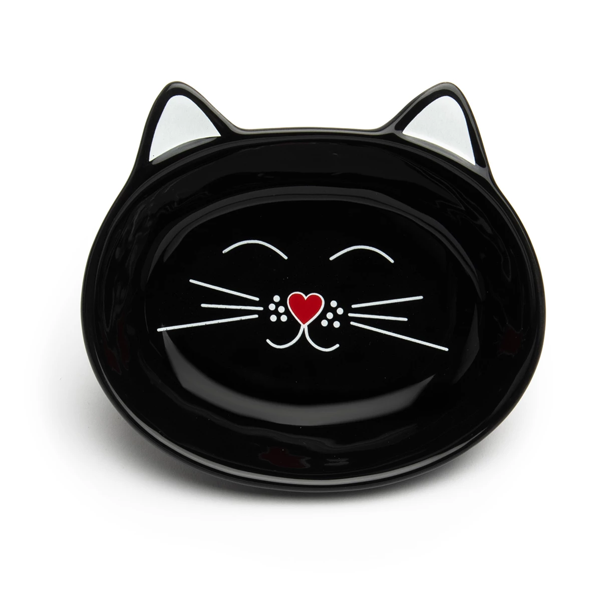 ParkLife Tazón Cara De Gato Negro, 1/2 Taza 1 ParkLife Tazón Cara De Gato Negro, 1/2 Taza