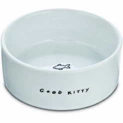 Harmony Tazón De Cerámica Good Kitty Blanco Para Gato, 3 Tazas 5 Harmony Tazón De Cerámica Good Kitty Blanco Para Gato, 3 Tazas -Tropiclean Shop medias 998